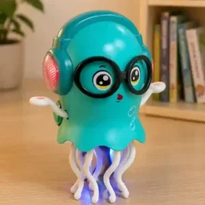 Adorable Pink Dancing Jellyfish Musical Toy with LED Lights & Sound Effects